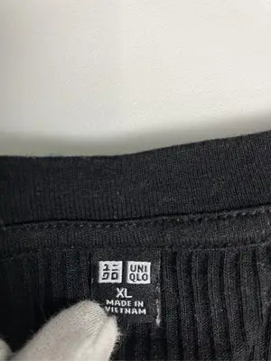 UNIQLO/ユニクロ/Tシャツ/カットソー/トップス/ブラック/XL