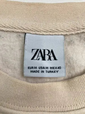 ZARA/ザラ/スウェット/トップス/ベージュ/M