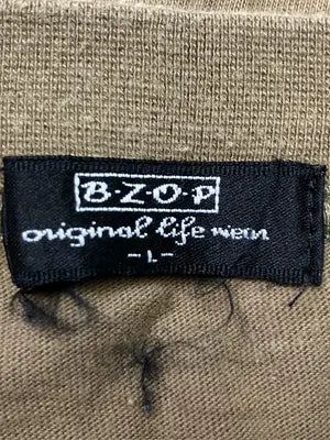 B･Z･O･P/Tシャツ/カットソー/トップス/ブラウン/L