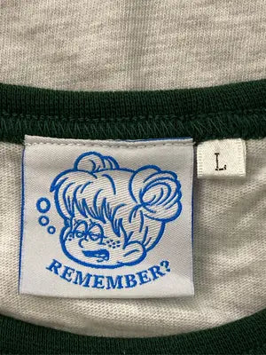 REMEMBER?/Tシャツ/カットソー/トップス/グレー/L
