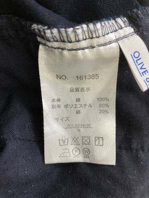 OLIVE des OLIVE/オリーブデオリーブ/スラックス/パンツ/ネイビー/M