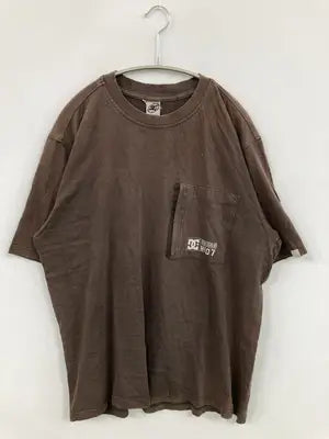 DC/ディーシー/Tシャツ/カットソー/トップス/ブラウン/L