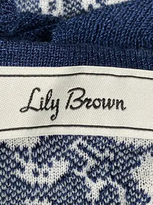 Lily brown/リリーブラウン/キャミソール/トップス/ネイビー/F