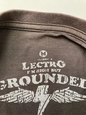 LECTRO GROUNDED/Tシャツ/カットソー/トップス/ブラウン/M