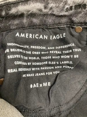 AMERICAN EAGLE/アメリカンイーグル/デニムパンツ/パンツ/グレー/30x32