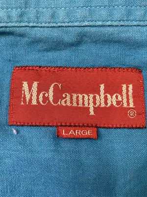 McCampbell/シャツ/ブラウス/トップス/スカイブルー/LARGE