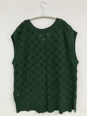 HONEYSUCKLE ROSE/ハニーサックルローズ/ベスト/トップス/グリーン/M