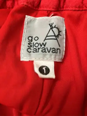 go slow caravan/ゴースローキャラバン/ロングスカート/スカート/レッド/1