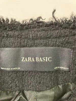 ZARA BASIC/ザラベーシック/ノーカラージャケット/ジャケット/アウター/ブラック/M