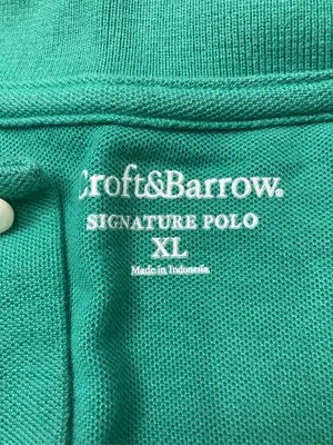 croft&barrow/クラフトアンドバロー/ポロシャツ/トップス/グリーン/XL