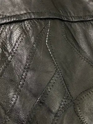 GENUINE LEATHER/レザージャケット/ジャケット/アウター/ブラック/XL