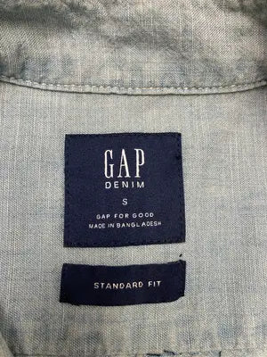GAP/ギャップ/シャツ/ブラウス/トップス/スカイブルー/S