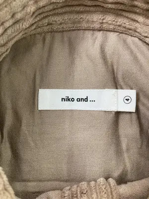 niko and .../ニコアンド/シャツ/ブラウス/トップス/ブラウン/L