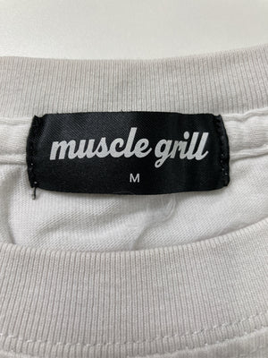 muscle grill/Tシャツ/カットソー/トップス/ホワイト/M