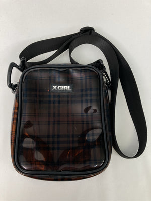 X-GIRL/エックスガール/ショルダーバッグ/バッグ/ブラウン
