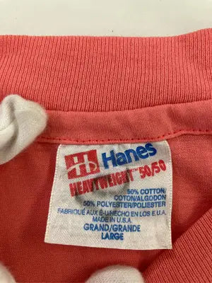 Hanes/ヘインズ/Tシャツ/カットソー/トップス/レッド/L