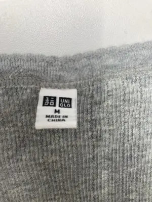 UNIQLO/ユニクロ/Tシャツ/カットソー/トップス/グレー/M