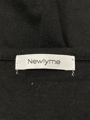 Newlyme/ニューリーミー/Tシャツ/カットソー/トップス/ブラック/L