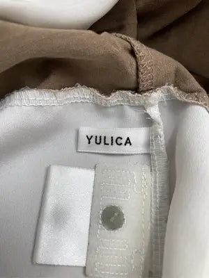 YULICA/Tシャツ/カットソー/トップス/ブラウン