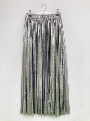 CUB RUN/ロングスカート/スカート/シルバー