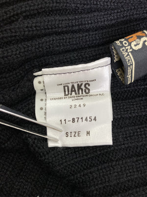 DAKS/ダックス/ニット/セーター/トップス/ブラック/M