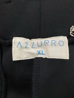 AZZURRO/スウェットパンツ/パンツ/ブラック/XL