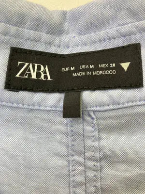 ZARA/ザラ/シャツ/ブラウス/トップス/ブルー/M