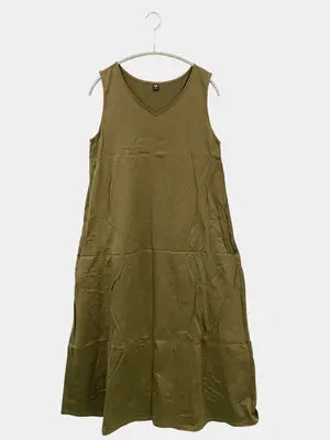 UNIQLO/ユニクロ/ワンピース/ワンピース/ドレス/カーキ/M