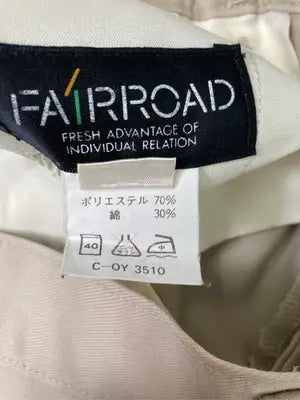 FAIRROAD/チノパンツ/パンツ/ベージュ/W76