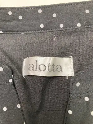 Alotta/アロッタ/シャツ/ブラウス/トップス/ブラック/3L