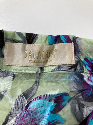 SALACASA/シャツ/ブラウス/トップス/ブルー/M