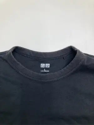 UNIQLO/ユニクロ/Tシャツ/カットソー/トップス/ブラック/L