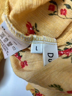 Dukkah/ドゥッカ/シャツ/ブラウス/トップス/イエロー/L