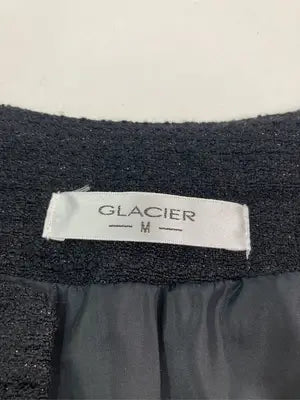 GLACIER/グラシア/ノーカラージャケット/ジャケット/アウター/ブラック/M