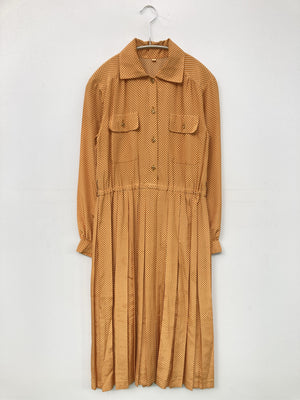 mammina/マミーナ/シャツワンピース/ワンピース/ドレス/オレンジ/7号