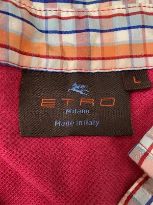 ETRO/エトロ/ポロシャツ/トップス/レッド/L