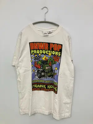 ZARA/ザラ/Tシャツ/カットソー/トップス/ホワイト/M
