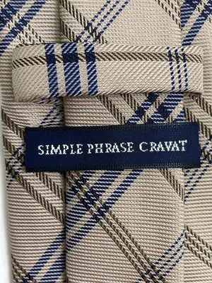 SIMPLE PHRASE CRAVAT/ネクタイ/ファッション雑貨/ベージュ