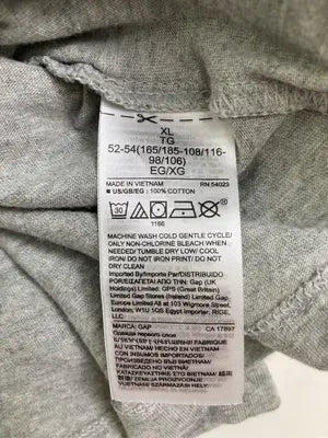 GAP/ギャップ/Tシャツ/カットソー/トップス/グレー/XL