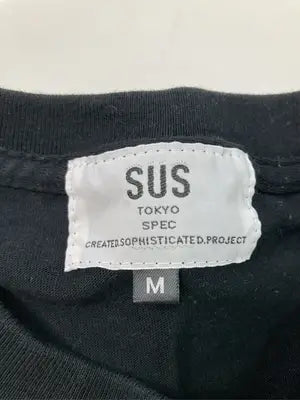 SUS/Tシャツ/カットソー/トップス/ブラック/M