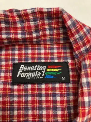 Benetton Formula1/ベネトンフォーミュラワン/シャツ/ブラウス/トップス/レッド/M