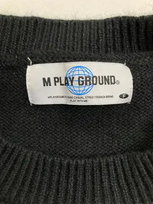 M PLAY GROUND/ニット/セーター/トップス/ブラック/F