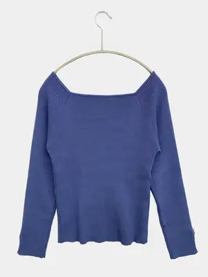 Andemiu/アンデミュウ/Tシャツ/カットソー/トップス/ブルー/F