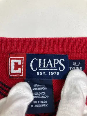 CHAPS/チャップス/ニット/セーター/トップス/レッド/XL