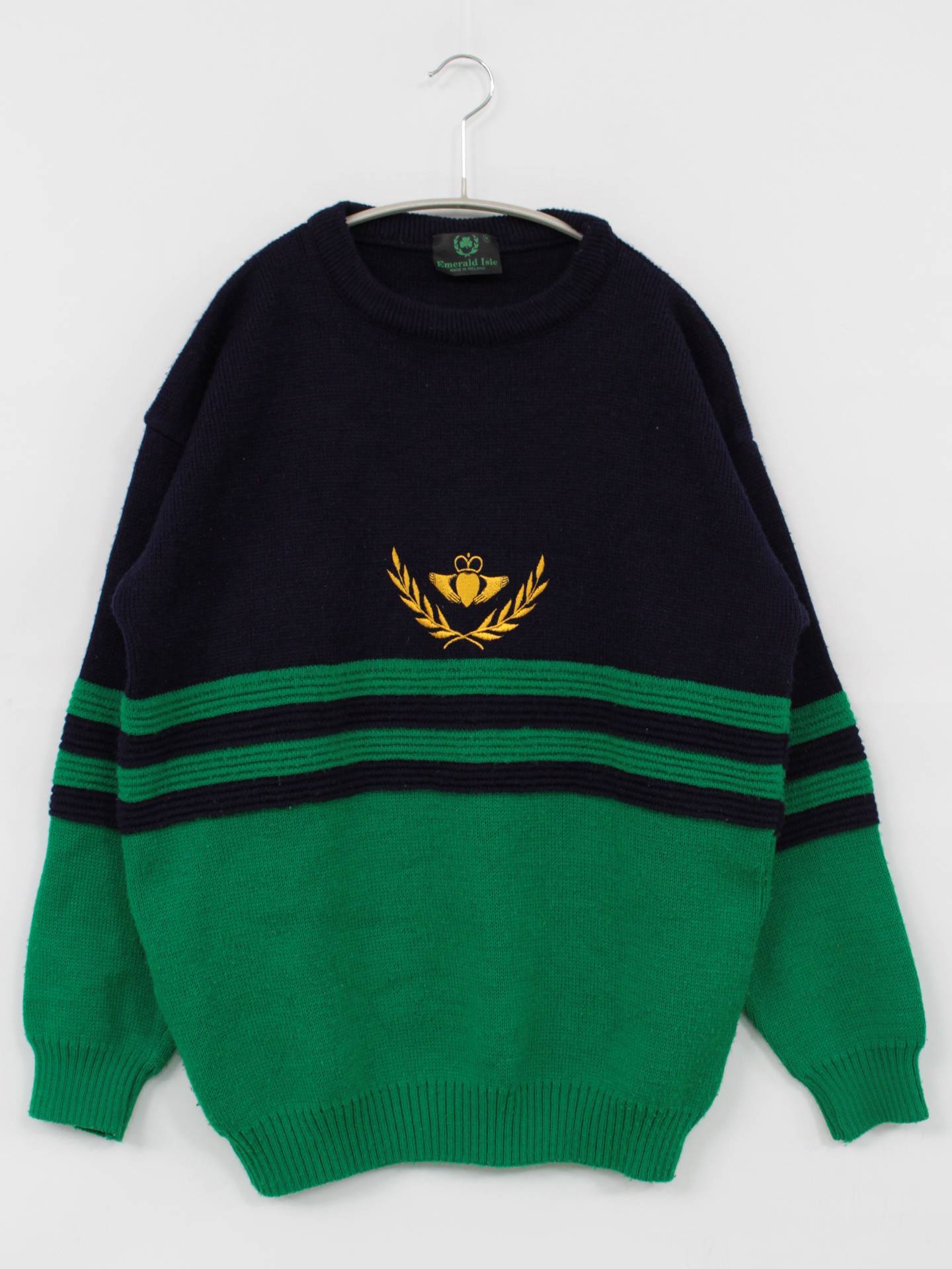 Emerald Isle/ニット/セーター/トップス/グリーン/M