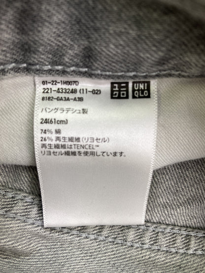 UNIQLO/ユニクロ/デニムパンツ/パンツ/グレー/24