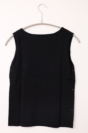 Kate ecru/タンクトップ/トップス/ブラック/M