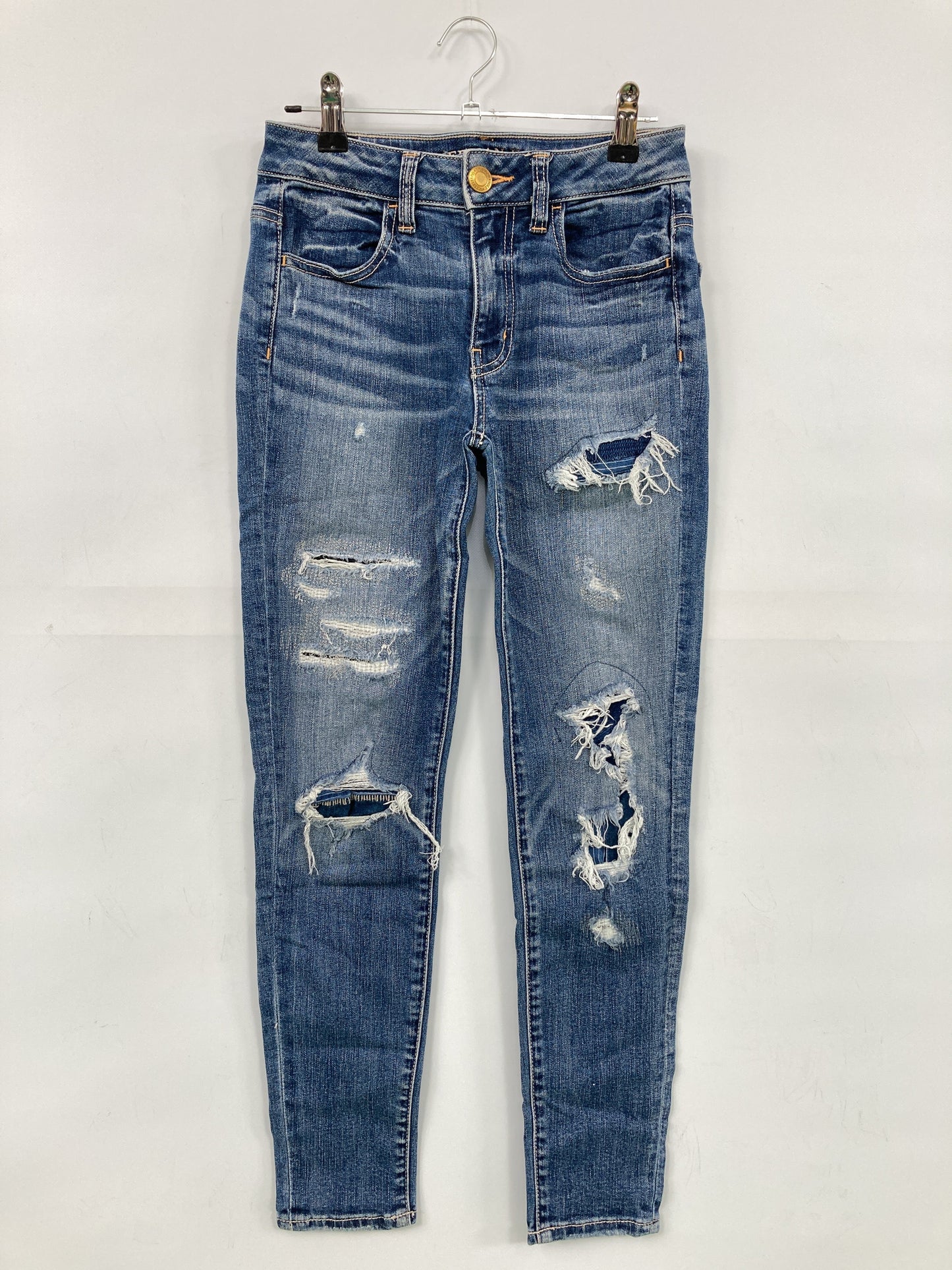 AMERICAN EAGLE/アメリカンイーグル/デニムパンツ/パンツ/ブルー/UK 4