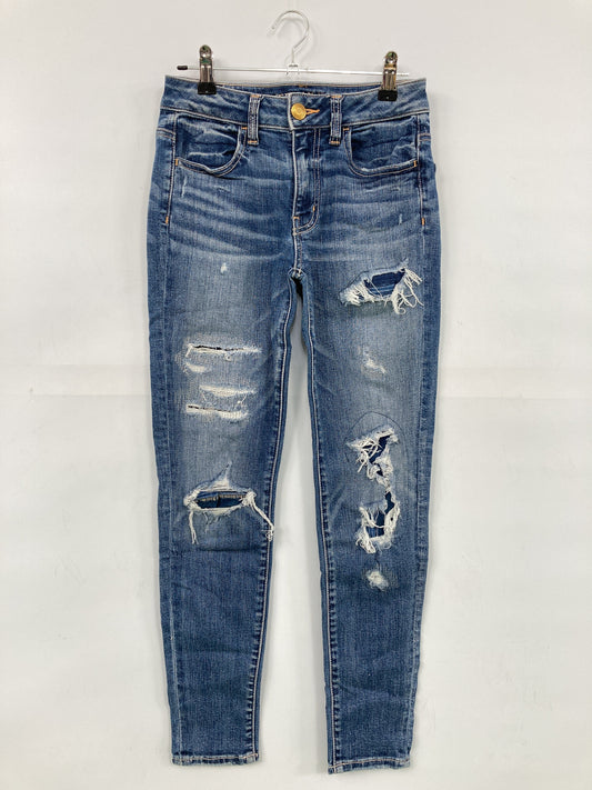 AMERICAN EAGLE/アメリカンイーグル/デニムパンツ/パンツ/ブルー/UK 4