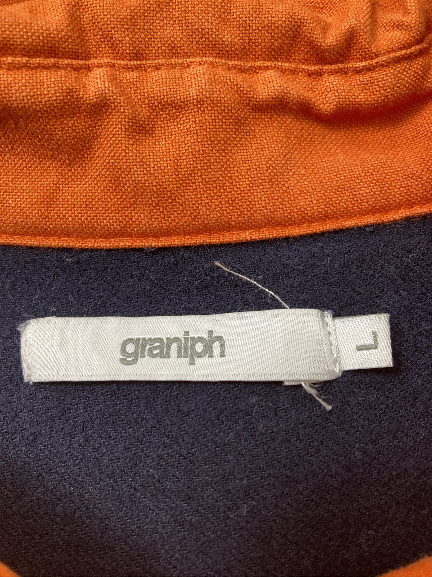 graniph/グラニフ/シャツ/ブラウス/トップス/オレンジ/L